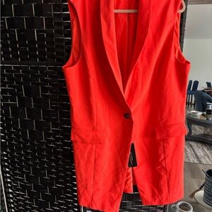 New York & Company Bold Orange Blazer